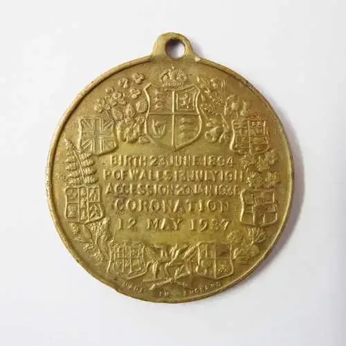 Edward VIII 12 May 1937 Coronation medal