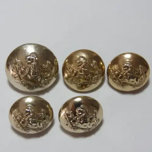 BSAP 1 large and 4 medium uniform buttons