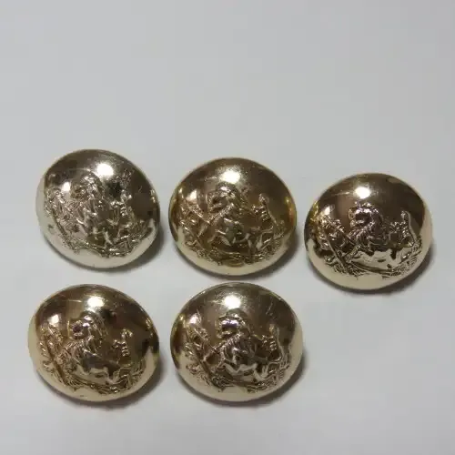 BSAP lot of 5 uniform medium size buttons - All made by Tool and Mould, Salisbury