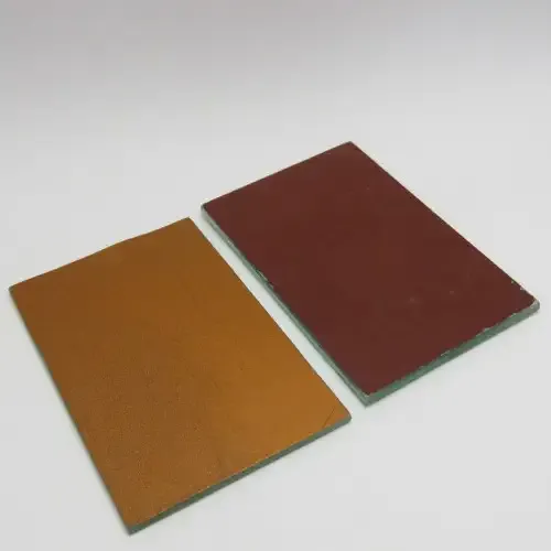 Antique Leather pouch with 2 mirrors