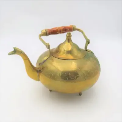 Vintage Brass tea pot