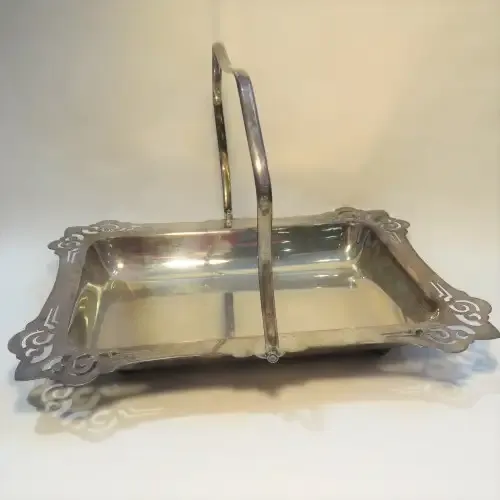 Silverplated cookie tray - Yeoman plate