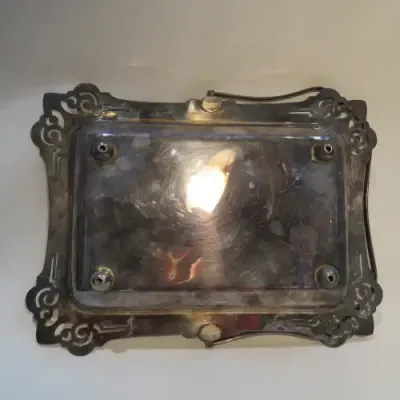 Silverplated cookie tray - Yeoman plate