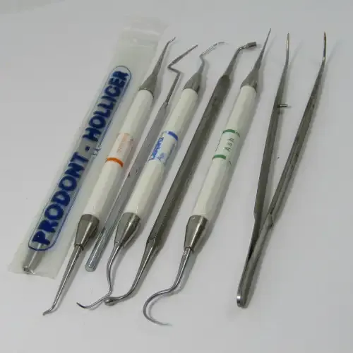 Lot of 7 dentist tools