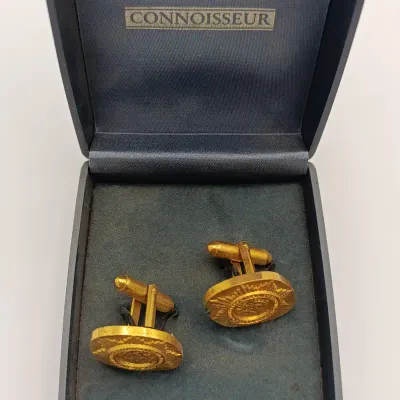 Vintage South African Police commemorative cufflinks