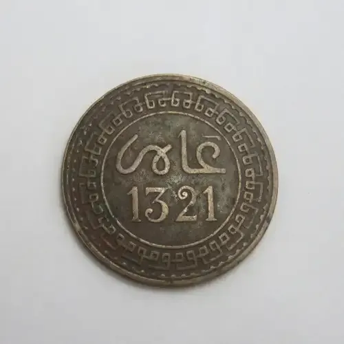 1903 Marocco Five Mazunas VF+