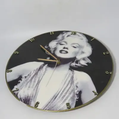 Marilyn Monroe Vinyl LP clock