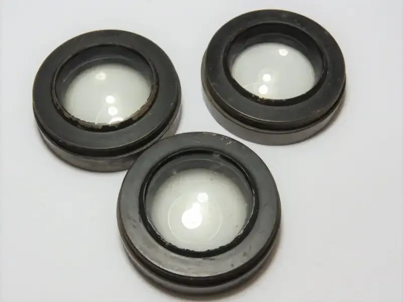 Lot of 3 vintage brass lenses