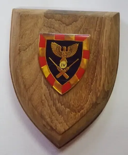 SADF 4 Field regiment plaque