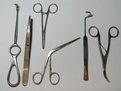 Lot of 6 medical tools