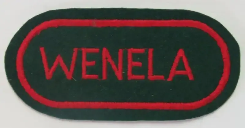 Vintage WENELA cloth badge - Witwatersrand Native Labour Association