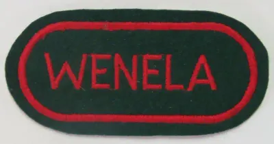 Vintage WENELA cloth badge - Witwatersrand Native Labour Association