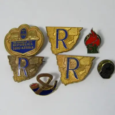 Lot of South Africa Republic festival pin badges