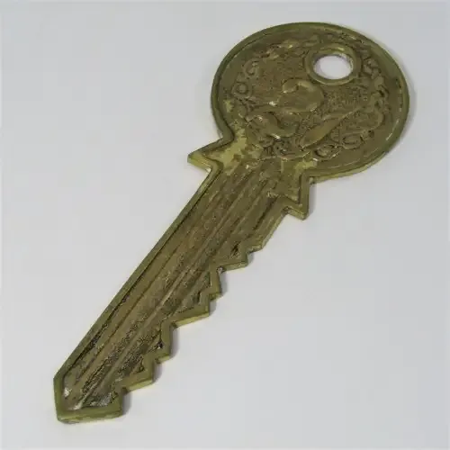 Large vintage 21st birthday key