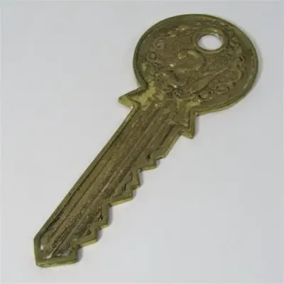Large vintage 21st birthday key