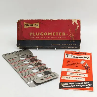 Vintage Champion Plugometer with gap tool and feeler gauge