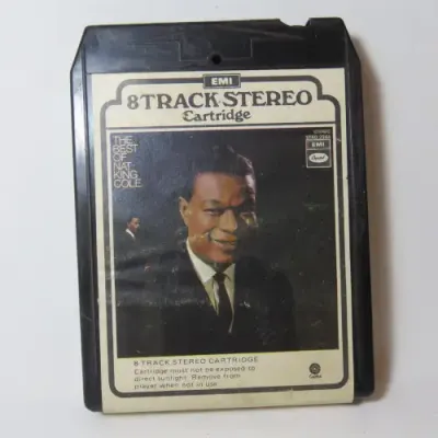 8 Track Cartridge head cleaner - Nat King Cole Best of - Stranger on the shore