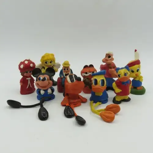 Lot of 10 miniature Disney figurines