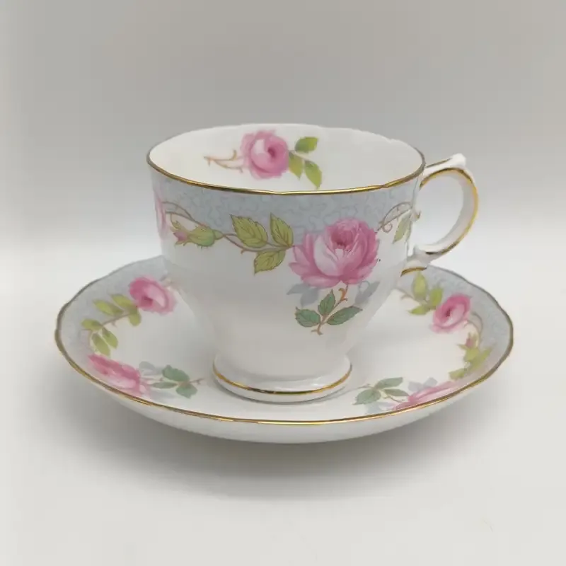 Vintage Tuscan porcelain cup and saucer