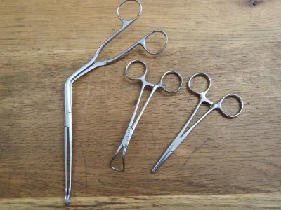 Lot of 7 dentist tools