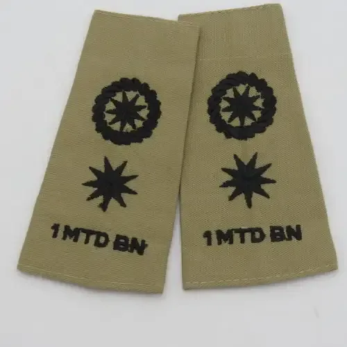 Pair of Transkei 1 Mounted battalion Lieutenant colonel rank epaulettes