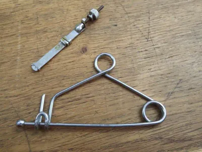 Lot of 5 dentist tools