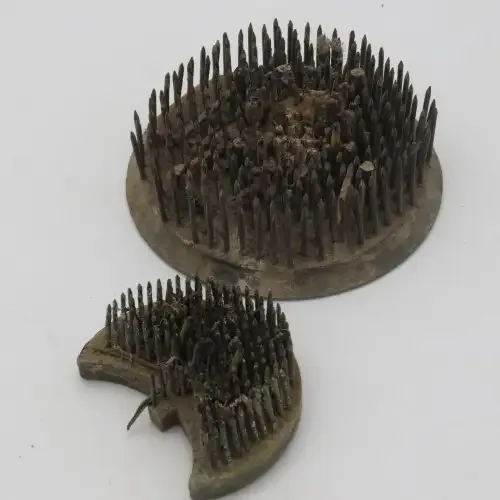 Pair of vintage plant spikes