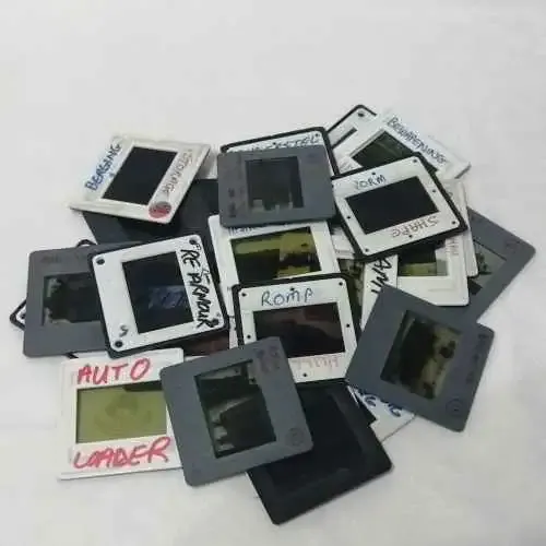 Lot of 27 Vintage 35mm slides of Military tanks and armoured cars