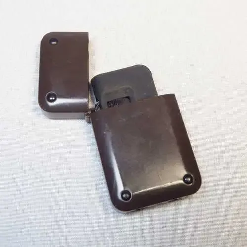 Rowena pocket gas lighter with little compartment for spare flint