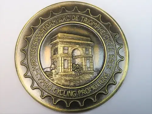 Hartebeespoortdam Arc de Triomphe Cycle Race medal - Cypro cycling promotions