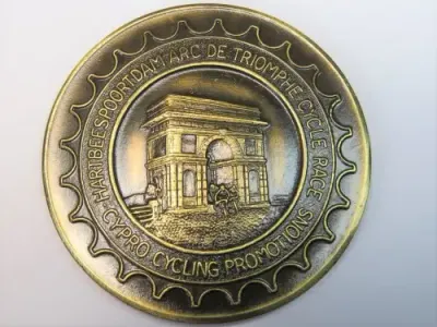 Hartebeespoortdam Arc de Triomphe Cycle Race medal - Cypro cycling promotions