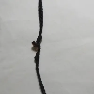 Vintage Amber multi string necklace