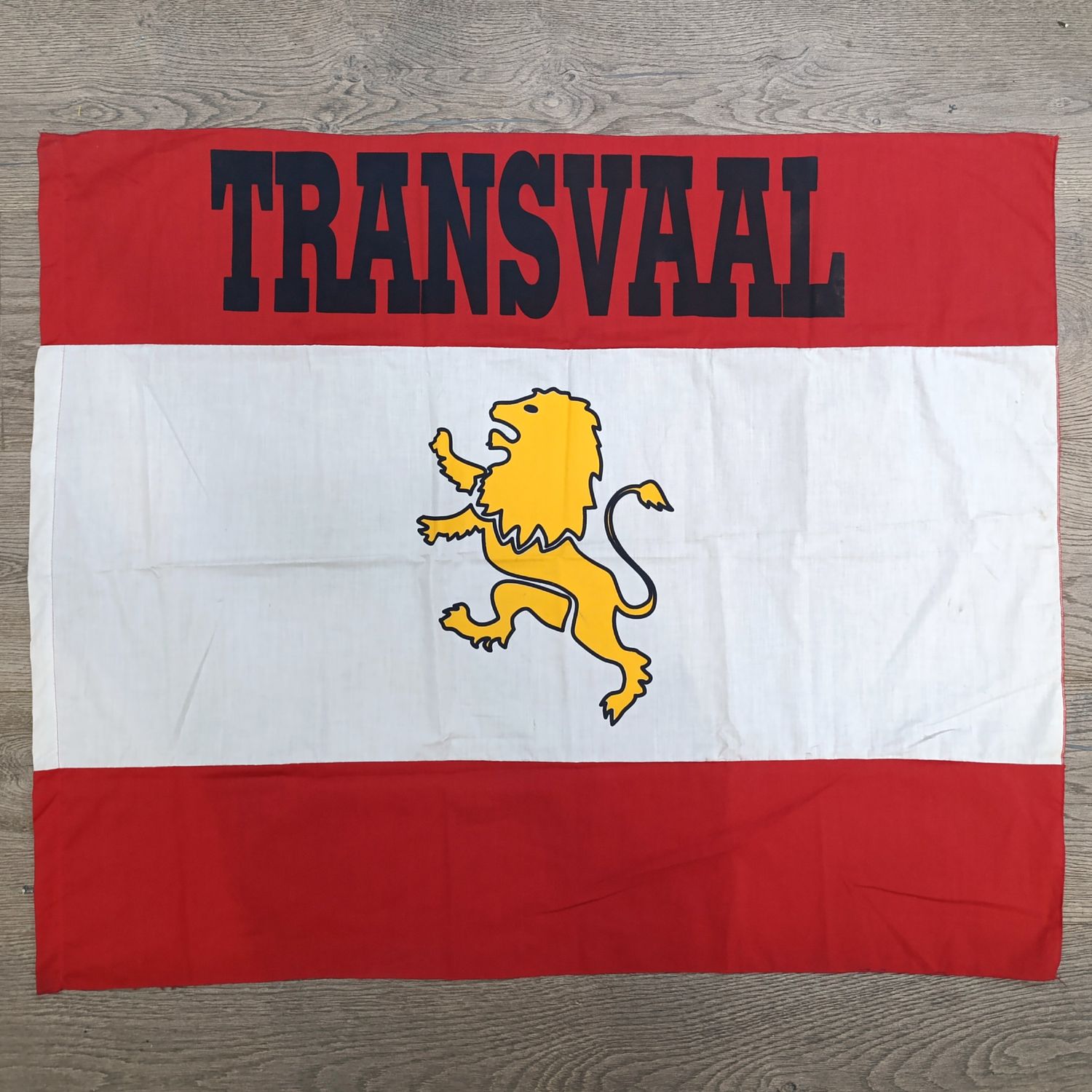 Vintage Transvaal Rugby flag