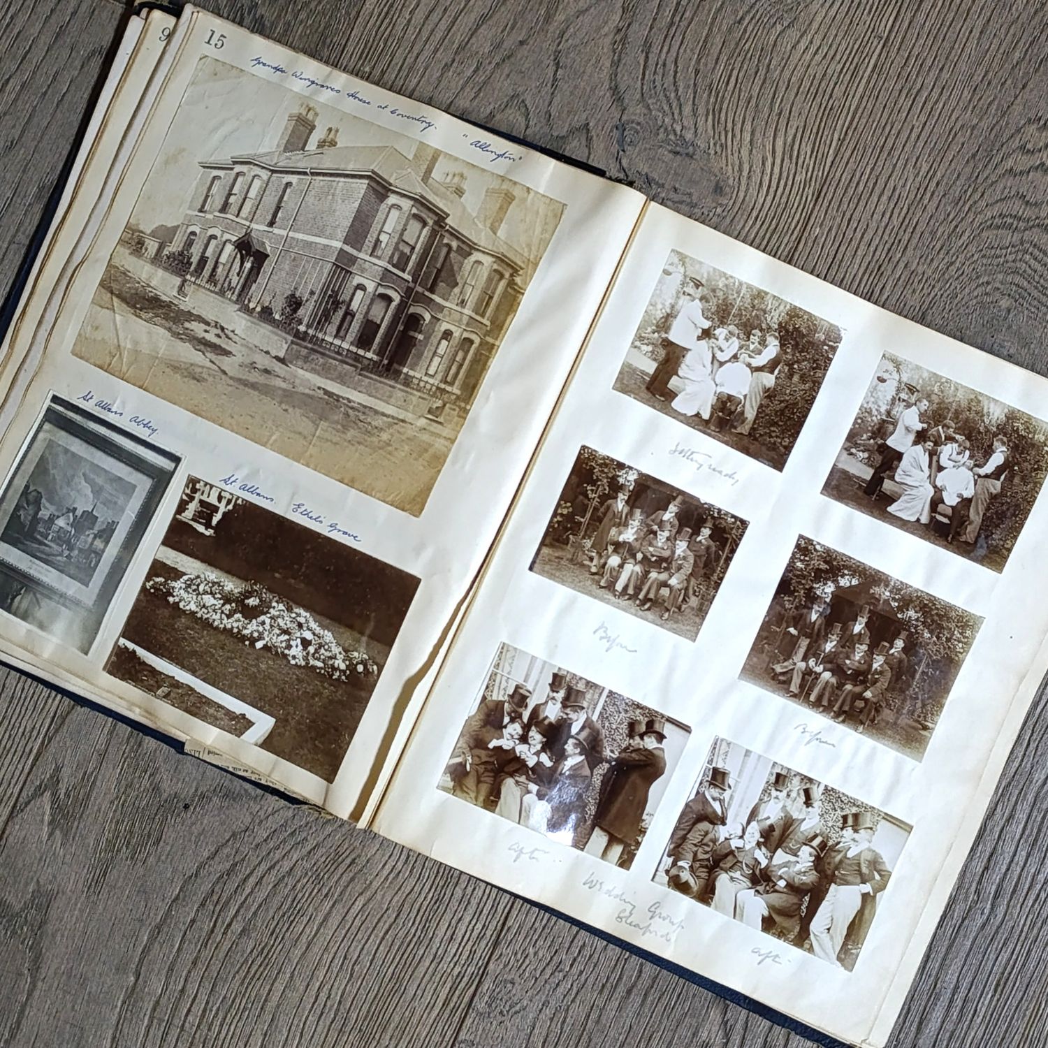 Photo album of the Wingrove family - Seaforth Dating from late 1800&#39;s and including photos up to WW2 Also family tree and some sketches.