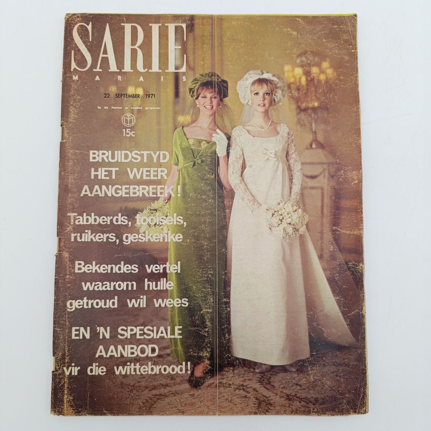 Vintage Sarie magazine - 22 September 1971 issue