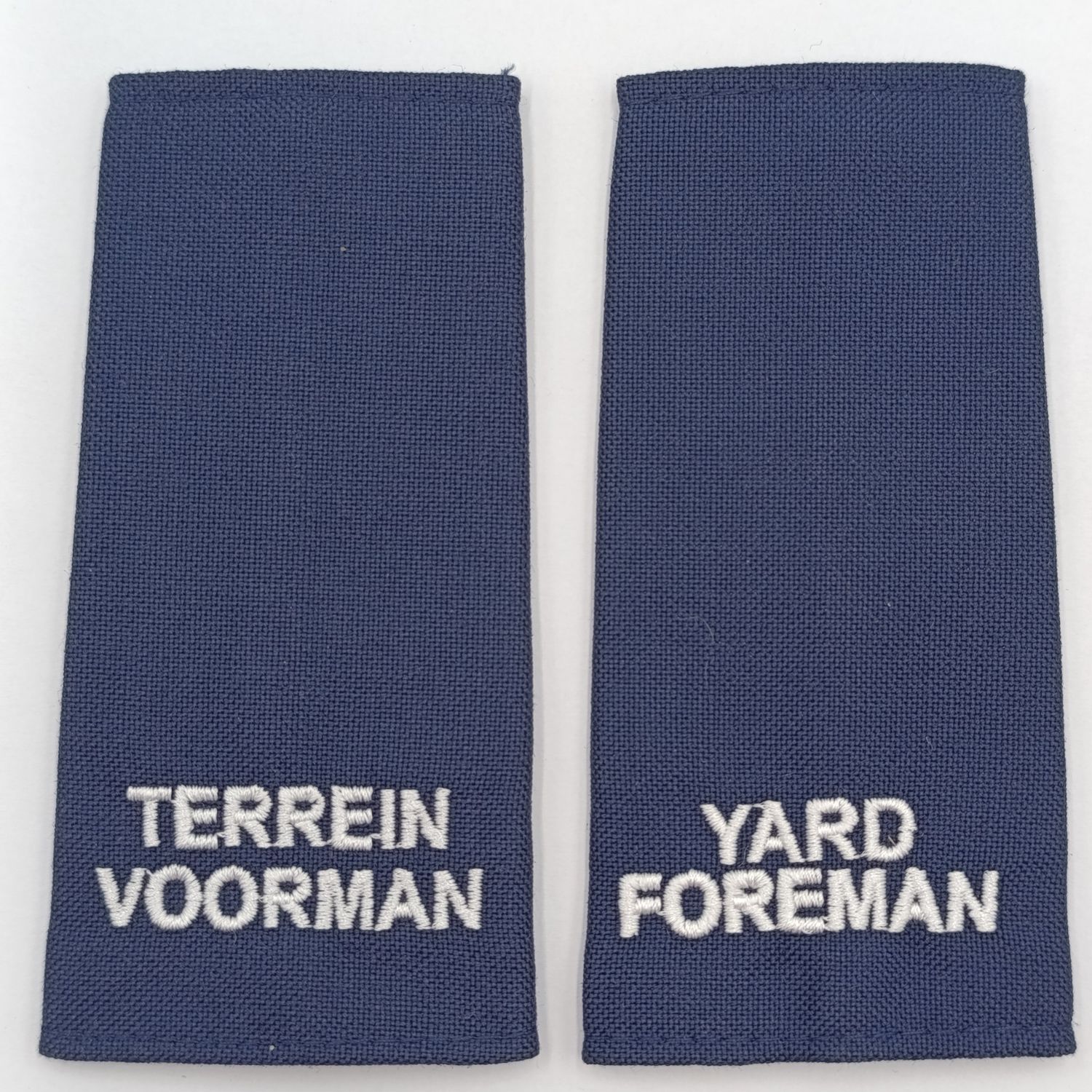 Pair of SA Railway Yard Foreman rank epaulettes