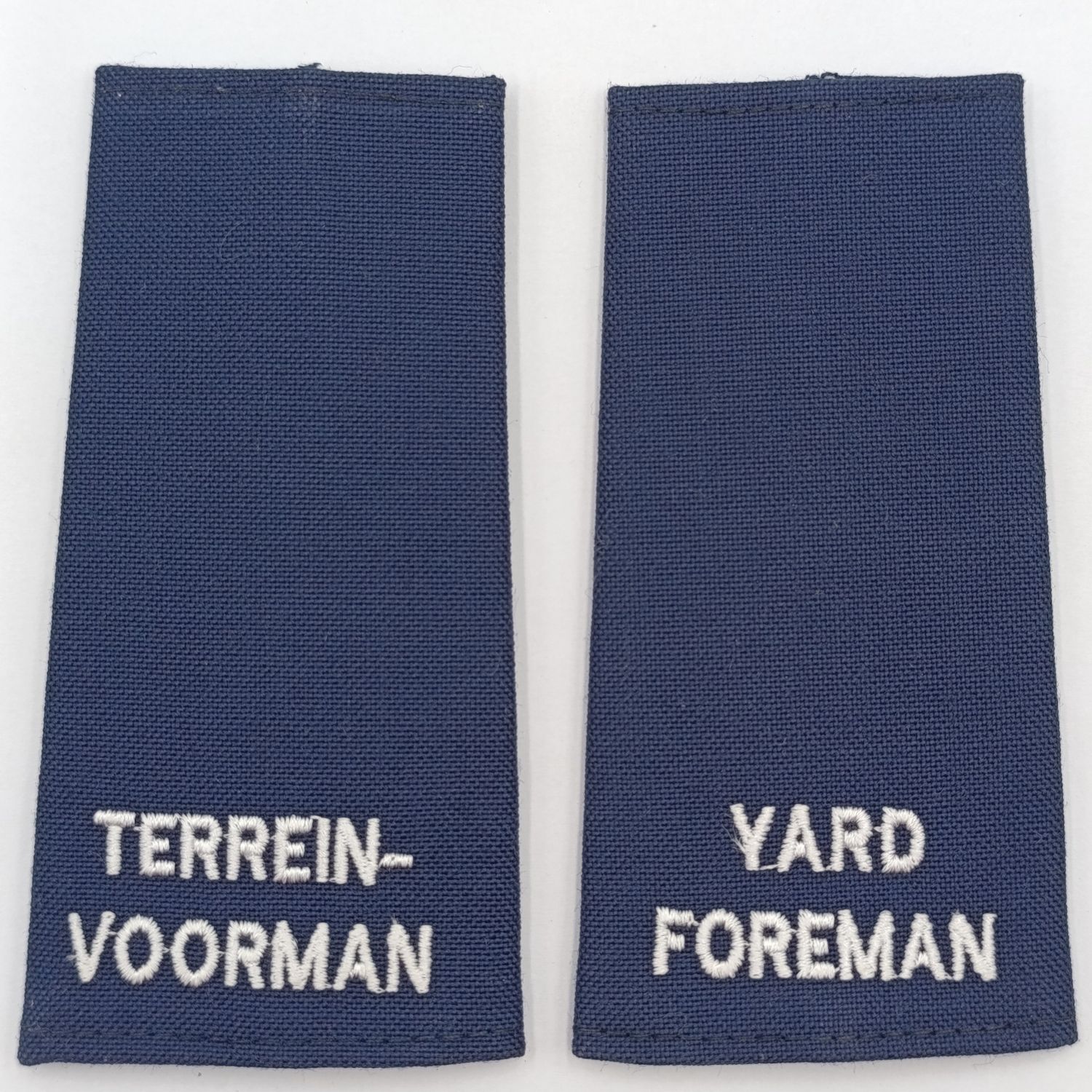 Pair of SA Railways Yard Foreman rank epaulettes