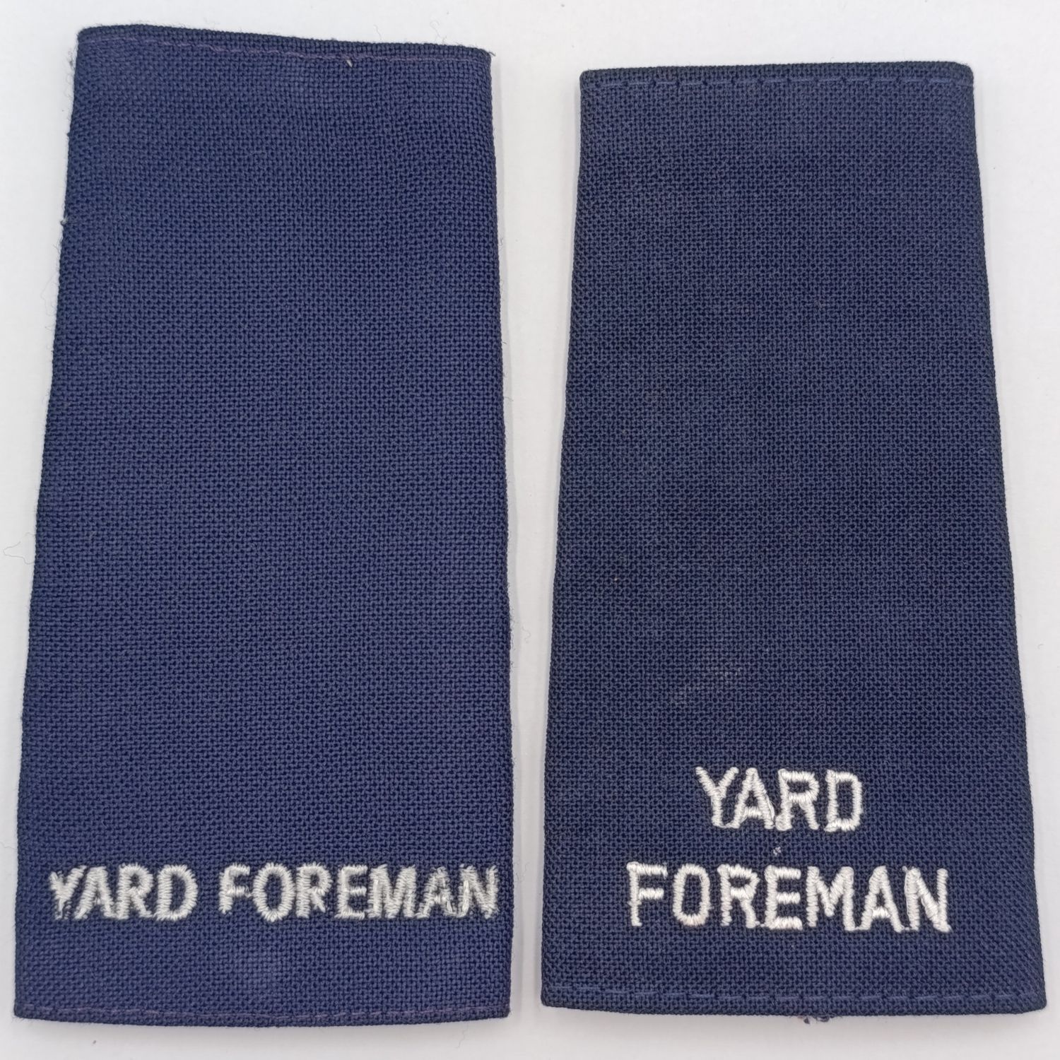 Pair of SA Railways Yard Foreman rank epaulettes