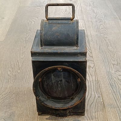 Vintage SA Railways red signal lantern