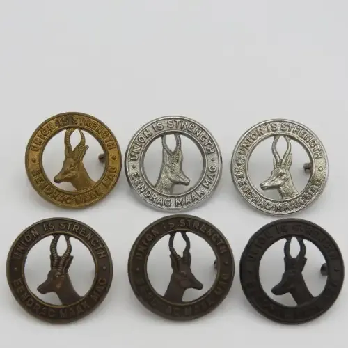 Lot of 6 different SA Army general service badge