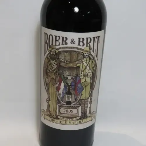 2009 Boer and Brit The Field Marshall wine bottle collectors edition - Sealed