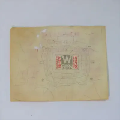 1987 Ellispark Currie Cup final ticket - Some damage
