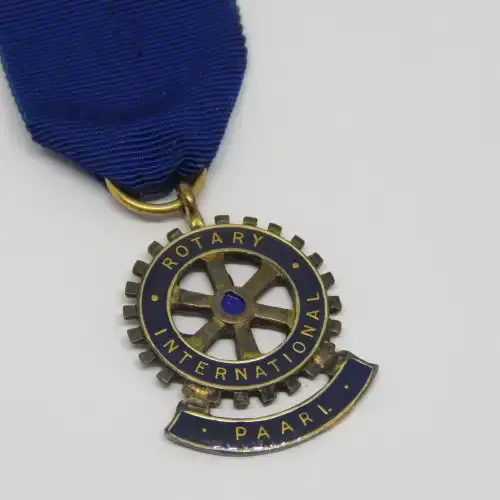 Rotary International Paarl Past President silver medal