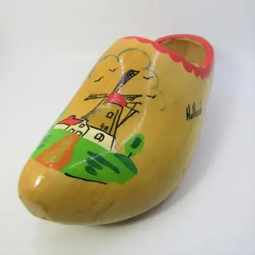 Large Holland wooden clog shoe