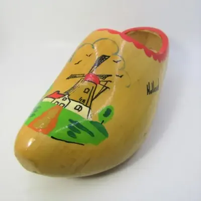Large Holland wooden clog shoe