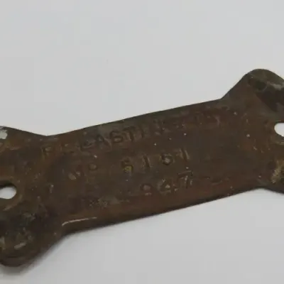 1947 Orange Free State 4W tax tag - #5151