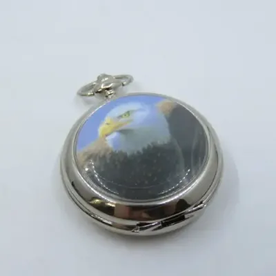 Hachette pocketwatch collection #12 - 1800`s Style Eagle full hunter quartz pocketwatch - Working