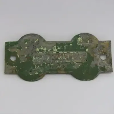 WW2 1942 Orange Free State 4W tax tag - Number unclear