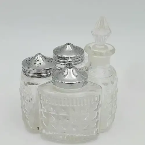 Vintage Salt, Pepper, Mustard and Vinegar set