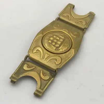 Vintage Brass Martin ships motif belt buckle